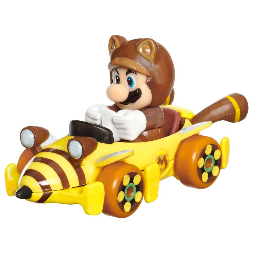Hot Wheels Mario Kart Tanooki Mario - Lucky Duck Toys