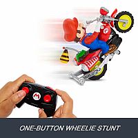 Hot Wheels Mario Galaxy Movie -  RC Mario Wheelie Motocross