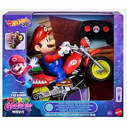 Hot Wheels Mario Galaxy Movie -  RC Mario Wheelie Motocross