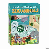 Zoo Animals Match Up Game & Puzzle