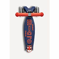 Micro Maxi Deluxe Foldable LED Scooter Navy Blue