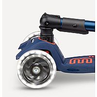 Micro Maxi Deluxe Foldable LED Scooter Navy Blue