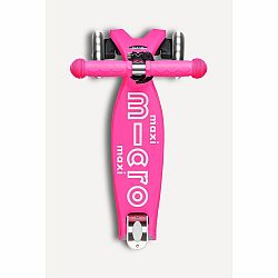 Micro Maxi Foldable LED Scooter - Shocking Pink