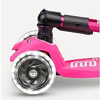 Micro Maxi Foldable LED Scooter - Shocking Pink
