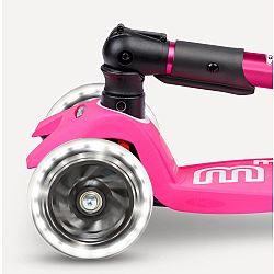 Micro Maxi Foldable LED Scooter - Shocking Pink