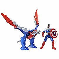 Mech Strike Mechasaurs Captain America