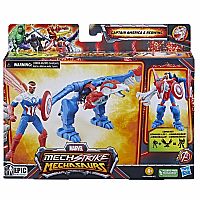 Mech Strike Mechasaurs Captain America