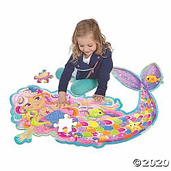 Magical Mermaid Floor Puzzle