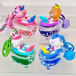 Mermaid Animal Bath Key Charm