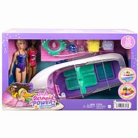 Barbie Mermaid Power Deluxe Speed Boat Set