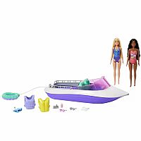 Barbie Mermaid Power Deluxe Speed Boat Set