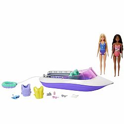 Barbie Mermaid Power Deluxe Speed Boat Set