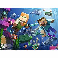 Minecraft Underwater (200 Piece Puzzle)