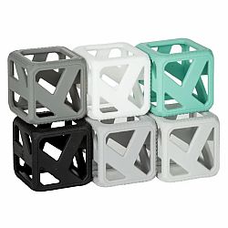 Stack N Chew Mini Cubes - Monochrome Set