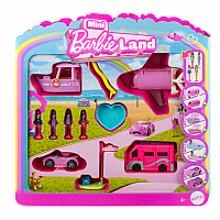 Mini BarbieLand Vehicles and Dolls Set