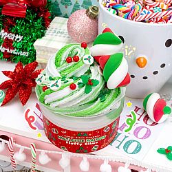 Mistletoe Mallow Fluffy Slime