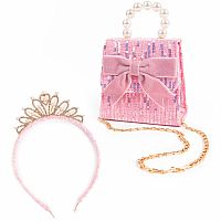 Mademoiselle Purse w/ Headband - Pink