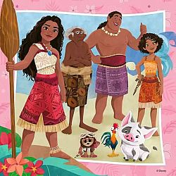 Moana 2: Off to New Adventures - Three 49 Piece Puzzles