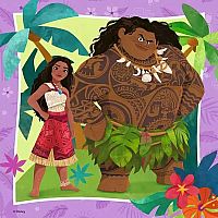 Moana 2: Off to New Adventures - Three 49 Piece Puzzles