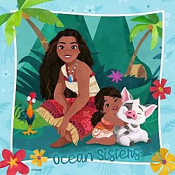 Moana 2: Off to New Adventures - Three 49 Piece Puzzles