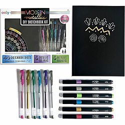 Modern Metallics DIY Sketchbook Set