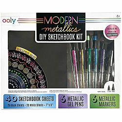Modern Metallics DIY Sketchbook Set