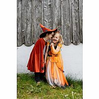 Monarch Butterfly Twirl Dress with Wings & Headband (Size 5/6)