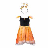 Monarch Butterfly Twirl Dress with Wings & Headband (Size 3/4)