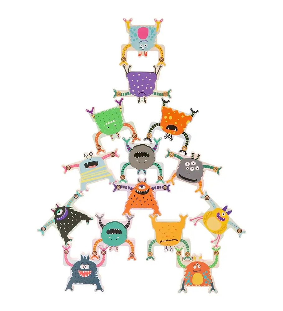 Stacking Monster Blocks Lucky Duck Toys