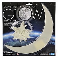 Glow-In-The-Dark Moon and Stars