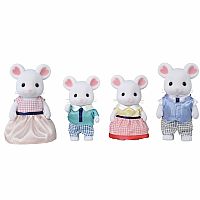 Calico Marshmallow Mouse Family