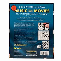 Movie Music Trivia Crossword Jigsaw