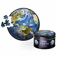 NASA Space Puzzle Tin - Earth 100pc