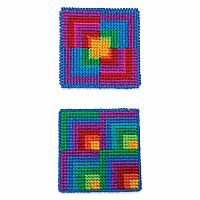 Needlepoint Coaster Set