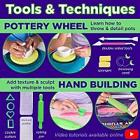 Neon Glow Pottery Studio