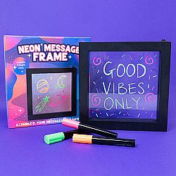 Neon Effect Message Frame