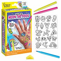 Mini Color-in Neon Tattoos