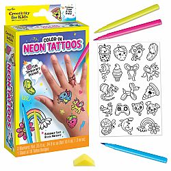 Mini Color-in Neon Tattoos