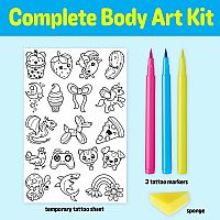Mini Color-in Neon Tattoos