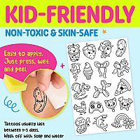 Mini Color-in Neon Tattoos