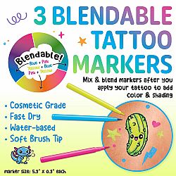 Mini Color-in Neon Tattoos
