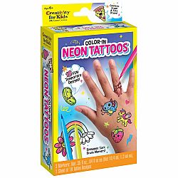 Mini Color-in Neon Tattoos