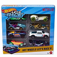 Hot Wheels Netflix Let's Race 8-Pack