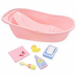 JC Toys 7-Piece Pink Baby Doll Bath Gift Set