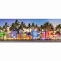 Night Glow on Ocean Road - 1000 Piece Panorama Puzzle