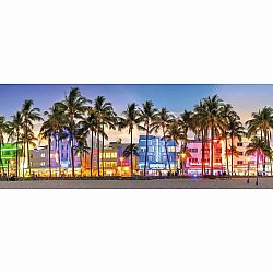 Night Glow on Ocean Road - 1000 Piece Panorama Puzzle