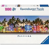 Night Glow on Ocean Road - 1000 Piece Panorama Puzzle