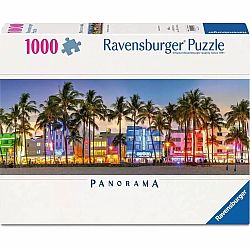 Night Glow on Ocean Road - 1000 Piece Panorama Puzzle