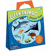 Reusable Stkr Tote Ocean Animal