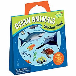Reusable Stkr Tote Ocean Animal